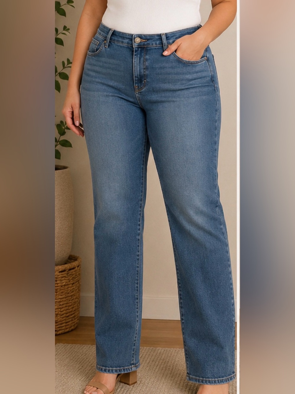 Gloria Vanderbilt Amanda Jeans Women’s Size 10 Supreme Stretch Tapered Leg NWT